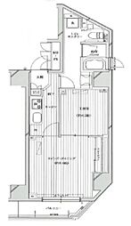 スプレスター上野根岸 11階1LDKの間取り