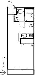 DMハイツ駒岡 ワンルームの間取図画像