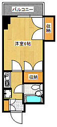 ルミエール西荻 1Kの間取図画像