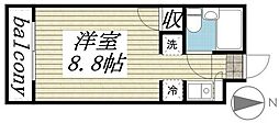 メゾン・ド・ロワジール ワンルームの間取図画像