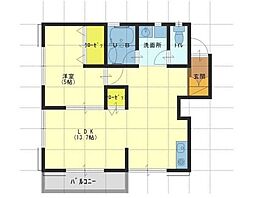 ＳＴコーポ 1階2DKの間取り