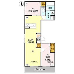 トロワ阿倍野ヒルズ 3階/-
