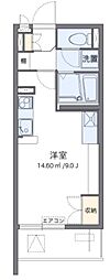 MIRANDAクレール西八王子 ワンルームの間取図画像