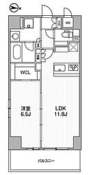 アーバンパーク浅草 2階1LDKの間取り