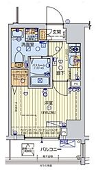 レオンコンフォート池田山 3階1Kの間取り