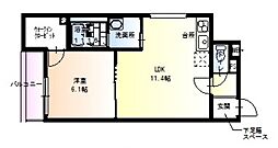 間取図画像 1LDK