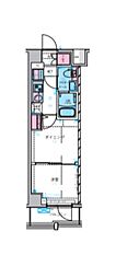 GALICIA中野新井薬師 1DKの間取図画像