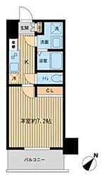 Primal Machida 2階1Kの間取り