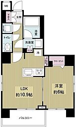西日暮里フラッツ 7階1LDKの間取り