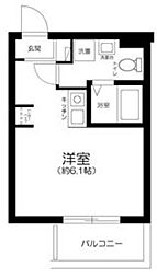 Ｋｍｓ ｃｏｙｏ西日暮里 4階ワンルームの間取り