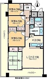 パークビューステージ東陽町 4LDKの間取図画像