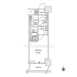 OIMACHI TRACKS RESIDENCE 1Kの間取図画像