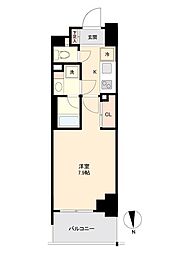 東京メトロ東西線 南砂町駅 徒歩9分の賃貸マンション 8階1Kの間取り