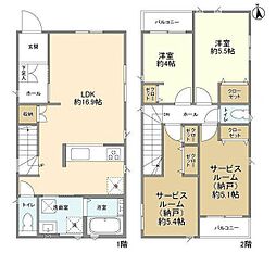 Kolet岩槻諏訪#04 1階4SLDKの間取り