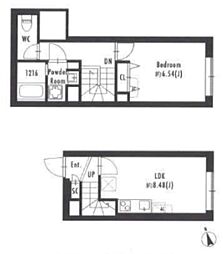 FARE西荻窪 1LDKの間取図画像