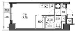 S-RESIDENCE東日暮里 3階ワンルームの間取り