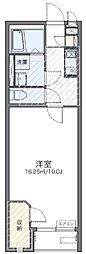 レオネクストヴァンフルール 1Kの間取図画像