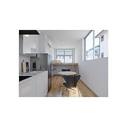 京王井の頭線 新代田駅 徒歩15分の賃貸テラスハウス 1階ワンルームのリビング/ダイニング