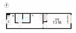 QUIET CRAB HOUSE 瀬谷(仮) 1Kの間取図画像