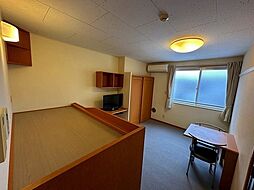 レオパレスリバーサイド西水元 2階1Kのリビング/ダイニング