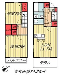 JR総武本線 市川駅 徒歩25分 1階/-