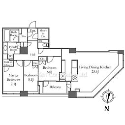 間取図画像 3LDK