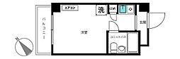 パピル吉祥寺 ワンルームの間取図画像