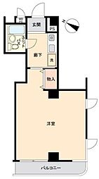 ラポルテルージュ妙蓮寺貮番館 1Kの間取図画像
