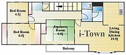 幸町IMAハウス 3LDKの間取図画像
