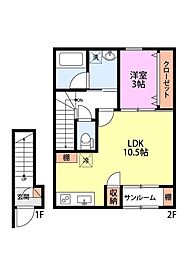 間取図画像 1LDK