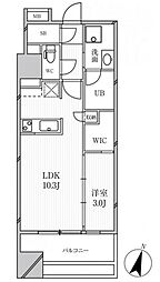 GRANPASEO明大前 1LDKの間取図画像