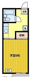 間取図画像 1K