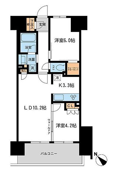 同じ建物の物件間取り写真 - ID:214055975404