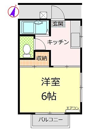 コーポ風穴_間取り_0