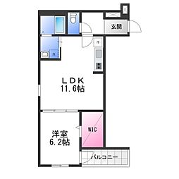 間取図画像 1LDK