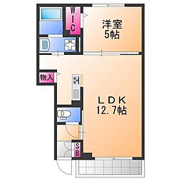 間取図画像 1LDK
