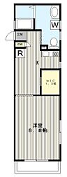 ParkAvenueIto3 1Kの間取図画像