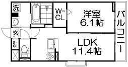 間取図画像 1LDK