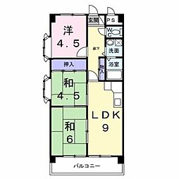 間取図画像 3DK