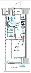 GENOVIA 南鳩ヶ谷 1Kの間取図画像