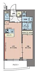 プレジオ池袋NORTH 1LDKの間取図画像