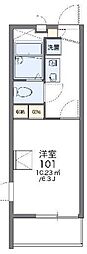 レオパレス横濱ヴィラ 1Kの間取図画像