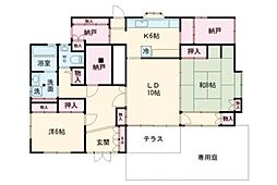 ロコハウスＣ棟 1階2SLDKの間取り