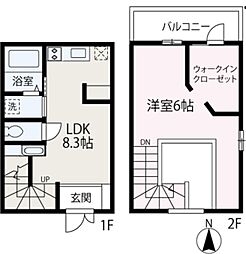 Ａｌｔｕａｌａ成増 1階1LDKの間取り