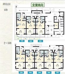 イーグルロード業平 1DKの間取図画像
