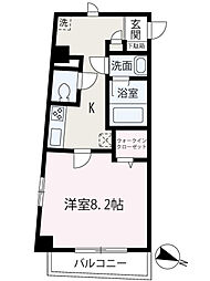 Ｃａｓａ　Ｆｅｌｉｃｅ 3階1Kの間取り