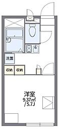 レオパレス杉山2 1Kの間取図画像