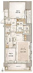 プライムスタイル広尾 2LDKの間取図画像