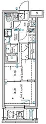 ラフィスタ方南町 2Kの間取図画像