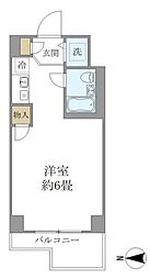 ウインベル錦糸町第3 10階ワンルームの間取り